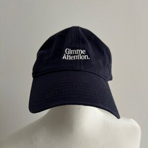 Navy Blue Cap Gimme Attention